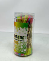 Gold Color Silicone Sleeve 50 Pcs Set Metal Dab Tool